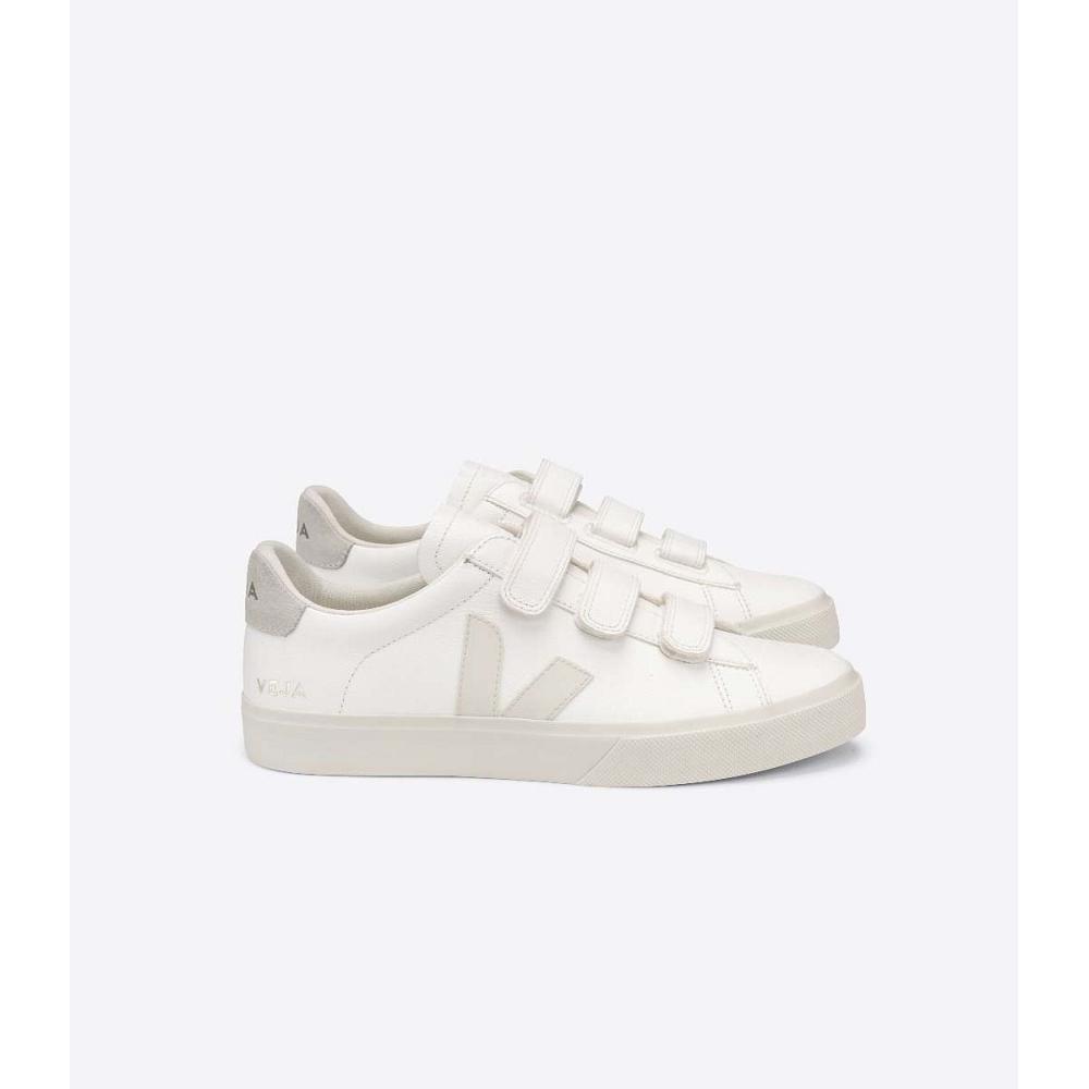 Veja RECIFE CHROMEFREE Schoenen Heren White/Beige | BE 198VRW